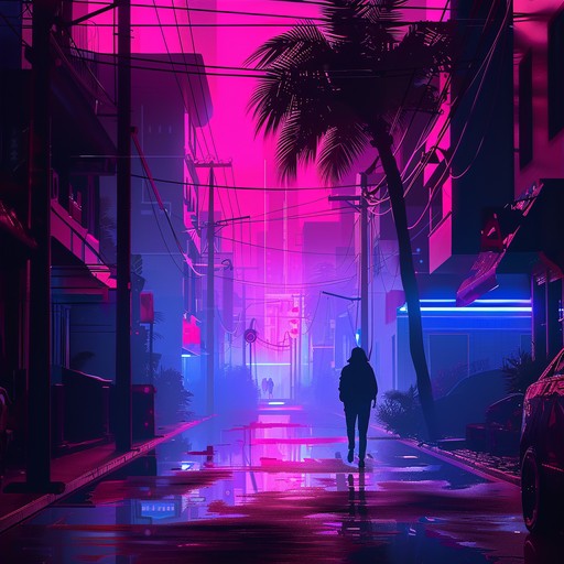 Immerse yourself in the pulsating rhythm of a bygone era, as shimmering synths and driving basslines intertwine to create an electrifying atmosphere. This instrumental track captures the essence of the 80s, evoking images of neon-lit city streets and carefree nights spent dancing under the disco lights. The melody, carried by the synthesizers, is both catchy and emotive, transporting listeners back to a time of big hair, bold fashion, and endless possibilities.