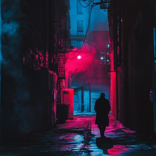 An instrumental new jack swing piece that merges pulsing rhythms with haunting melodies, evoking the eerie ambiance of deserted city streets at night.