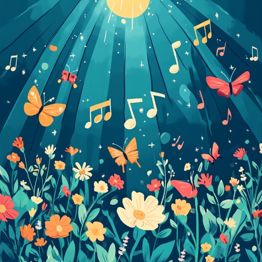 This instrumental piece weaves a tapestry of cheerful and magical sounds, designed to uplift spirits and ignite the imagination. The celesta's shimmering tones create a whimsical atmosphere, transporting listeners to a fantastical world where joy and wonder abound. The lively rhythms and enchanting melodies invite you to dance along a path of pure delight.