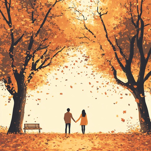 A soothing instrumental that embodies the warmth and warmth of love during the autumn season, with gentle melodies that echo heartfelt emotions.