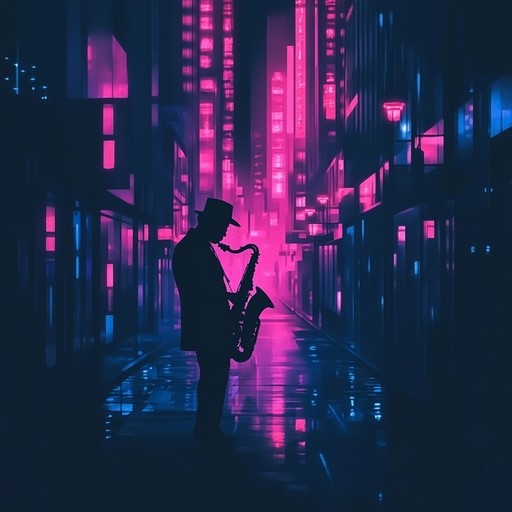 A pulsating instrumental track that fuses gritty jazz saxophones with deep house beats, evoking the energy of a midnight cityscape. The song weaves through dark alleys and neon lights, capturing the essence of urban nightlife.