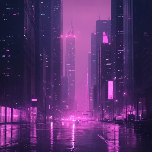 An instrumental synthwave piece that captures the solitude and melancholy of wandering through empty neon lit streets, blending haunting synth melodies with deep basslines to create a profound sense of isolation within a retro futuristic cityscape.