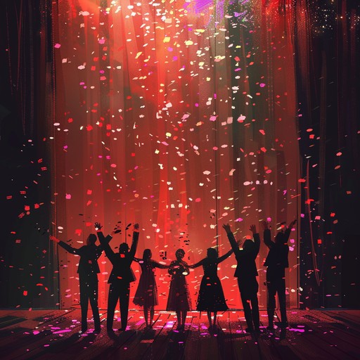 A stirring and hopeful instrumental, using rich orchestral textures and dynamic brass to evoke the spirit of a triumphant broadway ending. Perfect for capturing the essence of joy and achievement on stage.