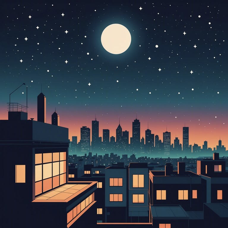 Imagine a soundtrack for a city that never sleeps, with synth harmonies floating over upbeat, catchy rhythms, perfect for night drives or reflective moments in urban settings.