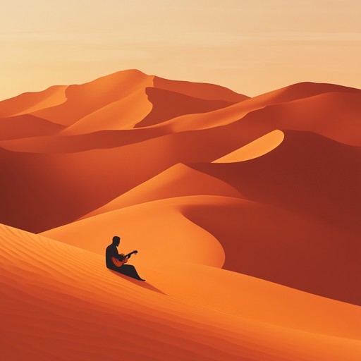 A captivating fusion of traditional middle eastern instruments with contemporary electronic beats, evoking the timeless beauty and mystery of desert landscapes.