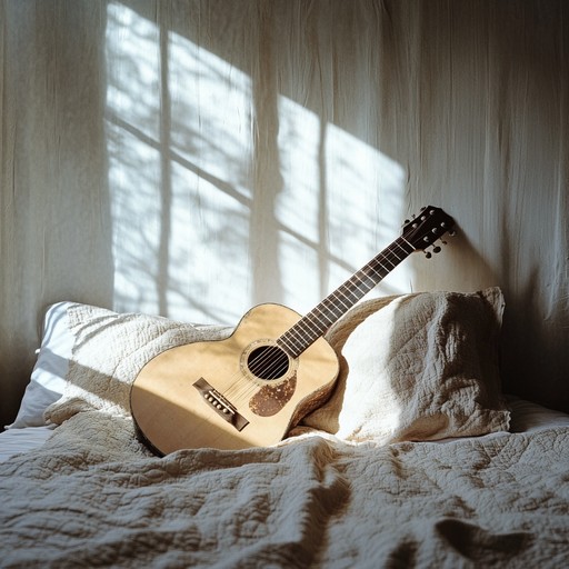 A serene guitar led piece designed to evoke a sense of introspection and calm. Ideal for moments of reflection, this track layers gentle plucks with atmospheric ambient textures to create a soothing auditory escape