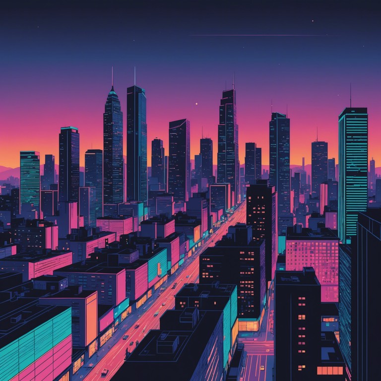 City lights reflection offers a boundary blurring journey between the digital and the analog through its vibrant, glittering soundscapes. As the day gives way to the night in an urban setting, the track promises to keep the listener dancing at the edge of technology and tradition.