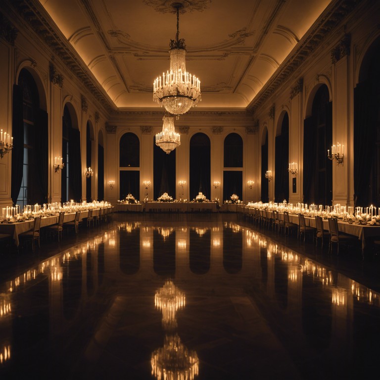 As the clock strikes midnight in a grand, ancient ballroom, this dramatic waltz begins to play, evoking images of long dresses and whispered secrets among the dancers. The soaring melody, played by a solo violin, carries a sense of longing and unresolved passion, perfect for a scene of a mysterious and elegant dance under candlelight.