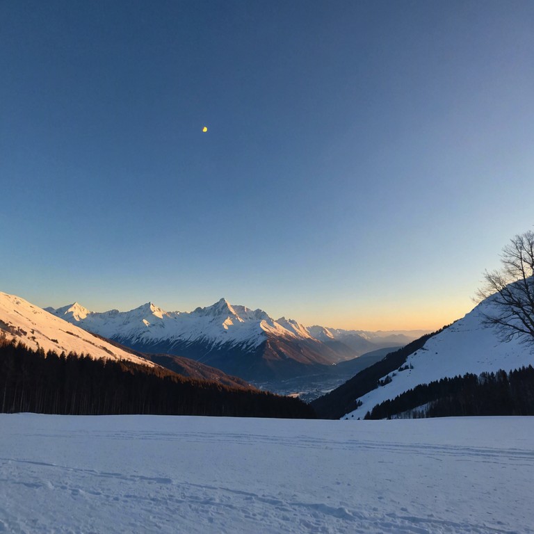 This instrumental track embodies the essence of a bright, cheerful morning in the alpine regions of germany with an uplifting melody that captures the bliss of sunrise over picturesque landscapes. The tune, carried by a melodious accordion, instills a sense of optimism and joy, resonating with the beauty and tranquility of nature.