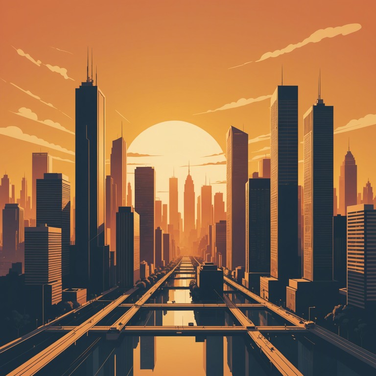 This composition encapsulates the spirit of aspiration and progress, with soaring melodic lines that paint a soundscape of vast, open skylines and the relentless pursuit of dreams. Intended to evoke feelings of soaring high above a bustling cityscape, the piece transitions through dynamic shifts, reflecting the highs and lows of achieving one's ambitions