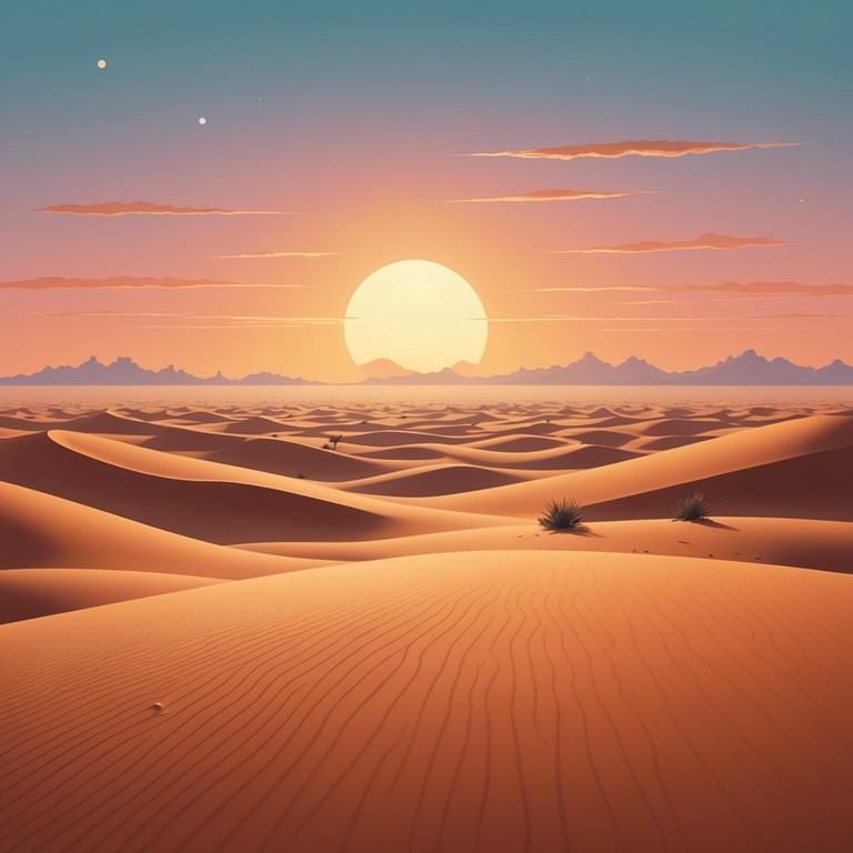 Imagine the first light of dawn casting golden hues over the vast sahara, energizing and awakening the spirit with each beat. This track invokes that very essence, blending powerful rhythms with the tranquil beauty of a new day.