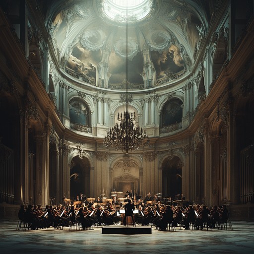 An exhilarating instrumental composition that combines rich baroque style orchestral elements with the intensity and energy of modern neoclassical influences, creating a vivid and enthralling auditory experience