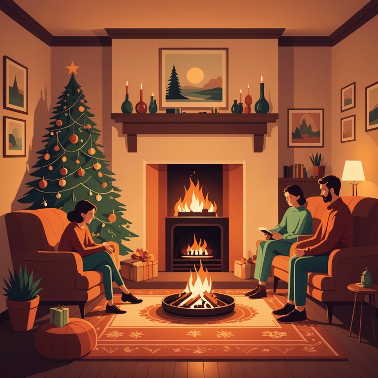 Imagine a soundtrack for the perfect holiday evening, where everyone is feeling the warmth of togetherness and the gentle touch of peace. The saxophone sings a tender lullaby of winter, embracing traditions and soft laughter echoing through the crisp air.