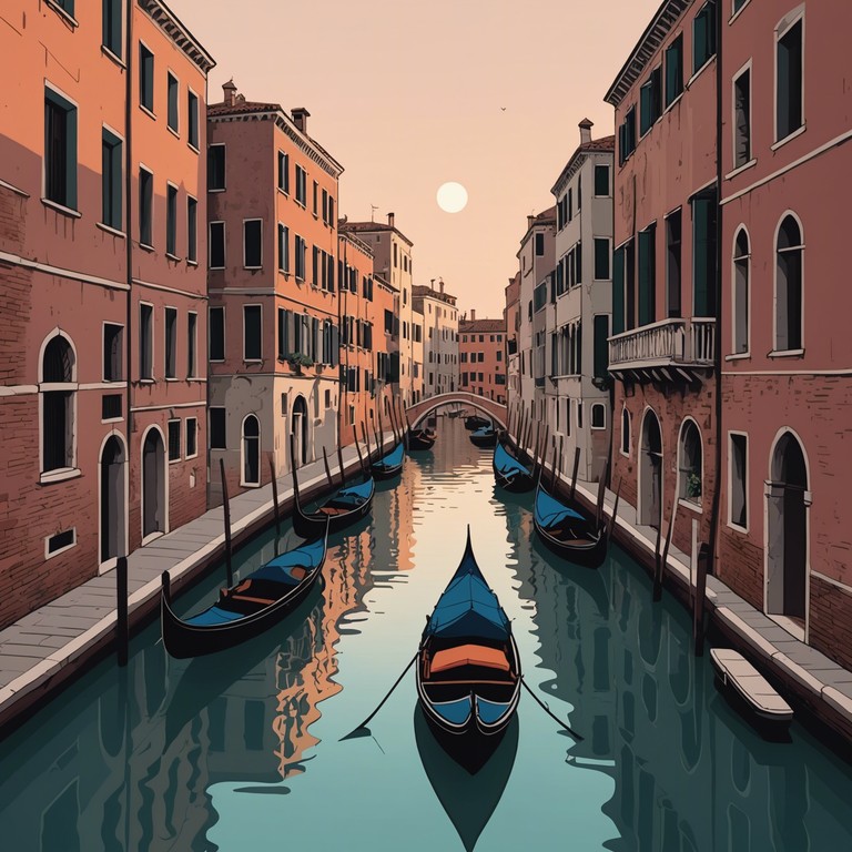 Imagine a serene scene in venice as dusk falls, where gentle melodies echo over quiet waters and create a calm, enchanting atmosphere. This piece uses subtle lounge sounds to transport the listener to a peaceful evening by the italian waterways.