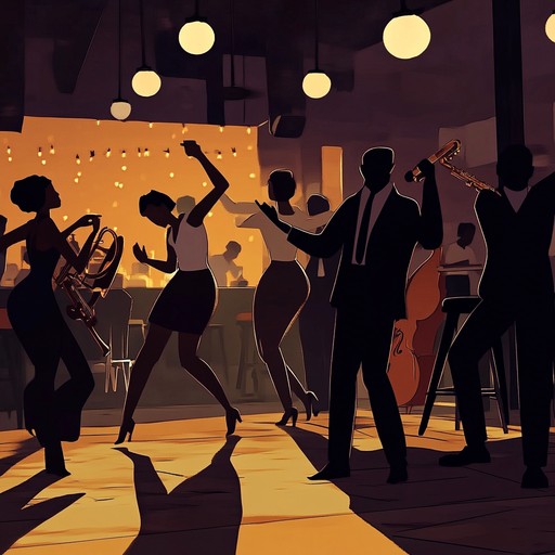 A cheerful swing track filled with whimsical, playful melodies that capture the essence of carefree, joyous summer days. The upbeat tempo and quirky rhythms will transport listeners to a lively 1920s jazz club, evoking images of happy dancing and boundless energy.