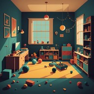 mysterious tones meet playful children melodies