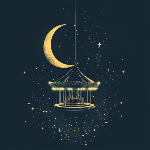 A mesmerizing, instrumental nursery rhyme that blends dreamy melodies with trippy soundscapes, evoking a surreal nighttime carousel ride under the moonlight.