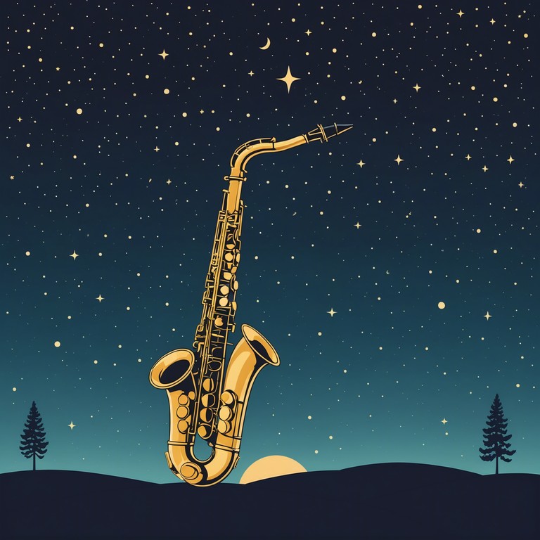 In this track, traditional jazz meets the unlimited soundscapes of the future. Using innovative electronic accents, the song creates a cosmos like expansive feeling, designed to emulate the journey of a spacecraft exploring new galaxies. This fusion encapsulates a sonic exploration where the saxophone leads with an elegant fluidity, supported by ambient electronic layers that give depth and context to the voyage through cosmic realms.