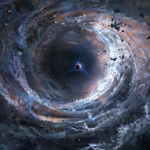 Imagine traveling through a wormhole in space, encountering strange new worlds and cosmic phenomena. This track features heavy, distorted basslines, glitchy sound effects, and pulsating rhythms that create an otherworldly atmosphere. The track builds up tension with cinematic pads and leads, leading to explosive drops that feel like jumping through hyperspace.