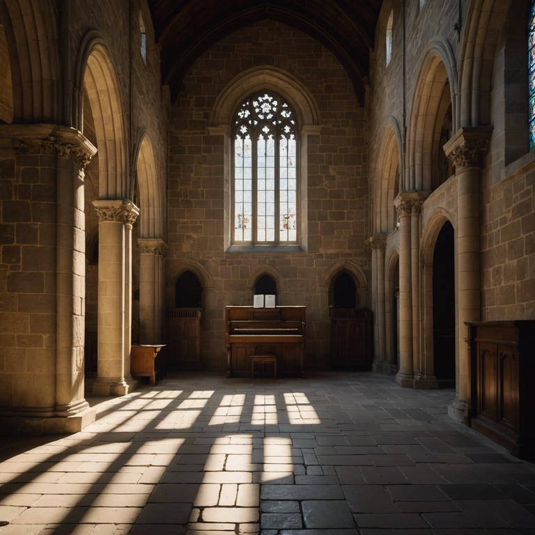 Imagine being gently lifted by the sounds of a celestial organ, where each note brings you closer to a spiritual awakening, offering peace and profound joy within a musical form.