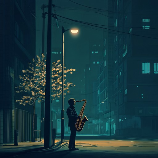 An instrumental track that captures longing in a quiet urban landscape, with slow, atmospheric melodies resonating through empty streets under dim lights