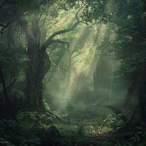 This symphonic piece delves into the mystery and enchantment of ancient woodland. With a combination of lush strings and haunting woodwinds, the music shifts from soft whispers to powerful crescendos, creating a mystical auditory landscape.