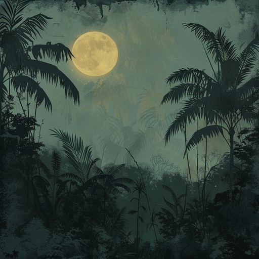 Immerse yourself in an unsettling tropical ambiance, with eerie drum beats and haunting ambient noises. The song captures the essence of a mysterious, dark jungle at midnight. Exotic rhythms blend with chilling echoes, creating a suspenseful and frightening experience.