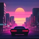 cheerful synthwave track for vibrant nostalgic summer nights