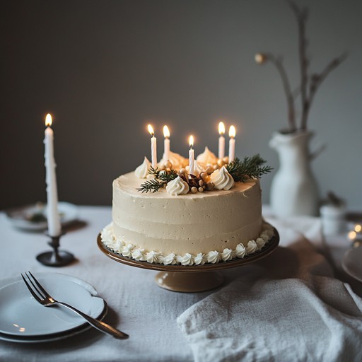 The song combines cheerful rhythms with light hearted melodies to capture the essence of a festive birthday celebration. It incorporates a playful piano tune, evoking happiness and the warmth of gathering with loved ones. A modern yet nostalgic composition, fit to accompany blowing out the candles and making a wish.