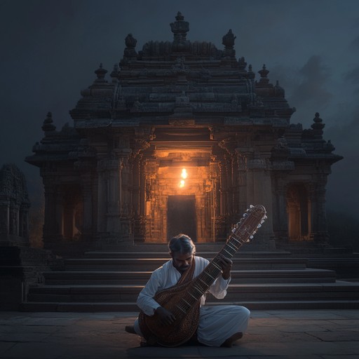 A soul stirring instrumental that merges traditional world music elements with plaintive sitar melodies, painting a portrait of a world united in grief and reflection. Each note is a testament to the universal language of sadness that transcends borders and time.