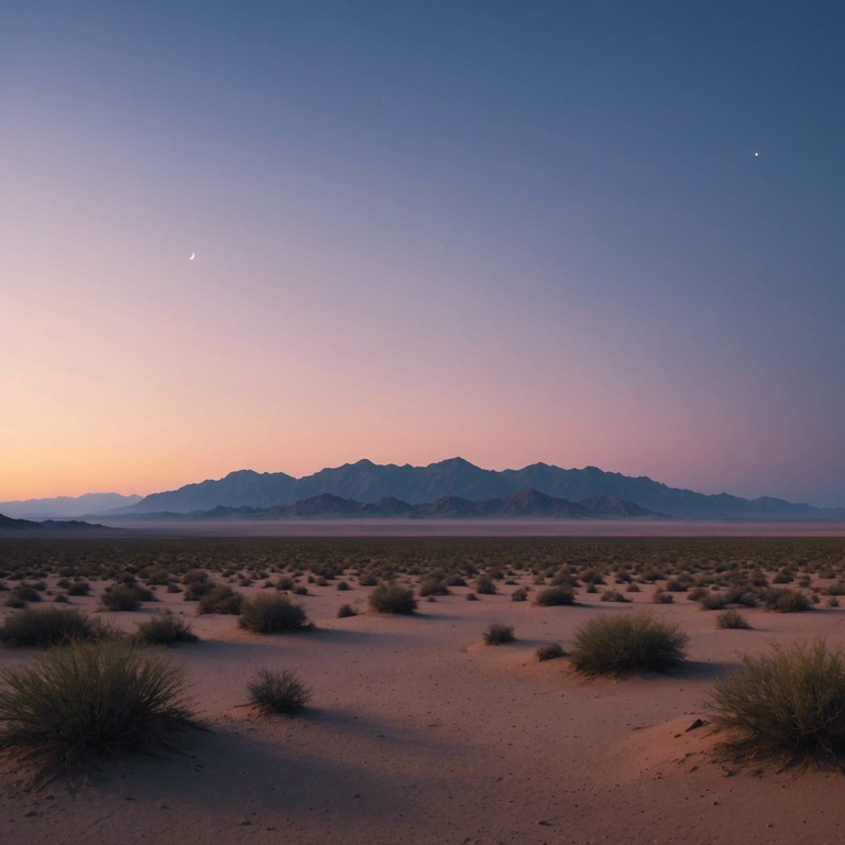 The song captures the essence of a vast, barren desert where each note from the flute echoes the whispers of ancient winds and undulating sands. It invites the listener into a mystic, surreal journey across timeless landscapes.