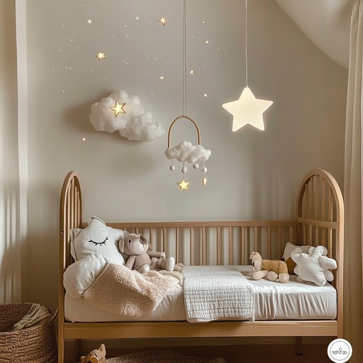 These compositions are crafted specifically for baby piano to offer soothing, gentle sounds to lull infants into a peaceful sleep. Soft, repetitive lullaby rhythms evoke the tranquility of nocturnal serenity, ideal for bedtime environments.