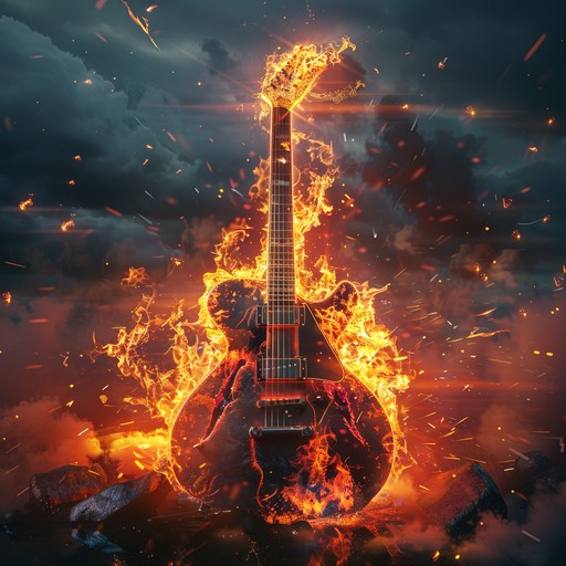 Unleash the fury of a blazing guitar riff, pulsating bass, and thunderous drums in this adrenaline charged rock anthem. Feel the power surge through every note, driving an exhilarating atmosphere, perfect for headbanging and air guitar solos.