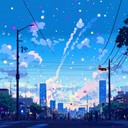 upbeat instrumental j pop song with sunny carefree melodies