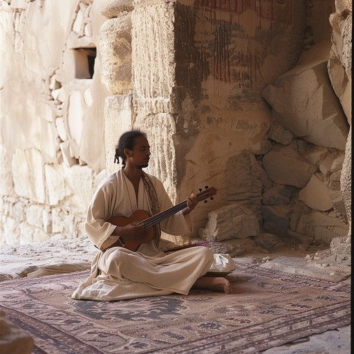 Experience a regal auditory journey that breathes life into the enchanting deserts of old arabia, with ambient drones, powerful drums, and evocative oud strings.