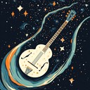 a psychedelic blend of bluegrass banjo in cosmic soundscapes