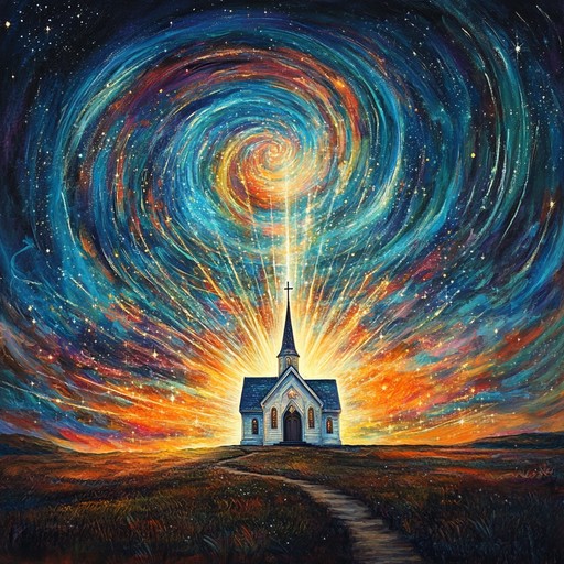 A spirited instrumental piece that blends the soulful energy of gospel music with the swirling, mind expanding elements of psychedelic soundscapes. The track takes listeners on a cosmic journey, uplifting the spirit and opening the mind through rich harmonies, soaring melodies, and vibrant rhythms that evoke a sense of transcendence and inner awakening.