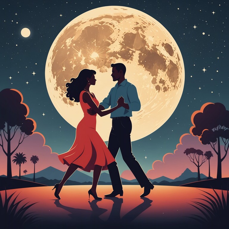 This track encapsulates the essence of a warm, dreamy summer night enriched with the sensuality and rhythm of classic salsa, infused with modern melodic twists. The music gently sways in a dance of love and passion under the moonlit sky, using vibrant yet subtle instrumentation to evoke a deep emotional connection.