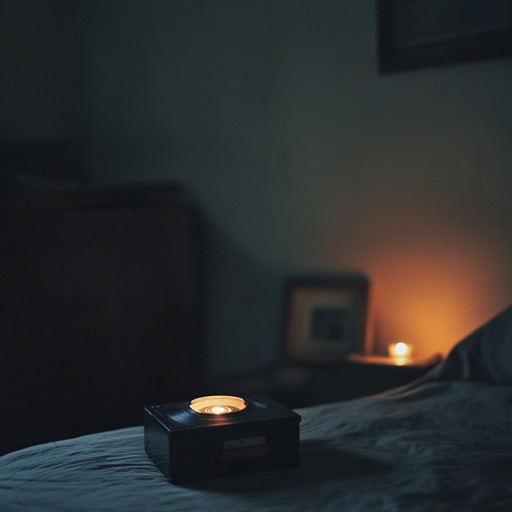 An ominous bedroom pop composition with sinister whispering vocals and lo fi beats, creating a dark and introspective atmosphere. The track's haunting melodies and unsettling soundscape make it ideal for late night listening.