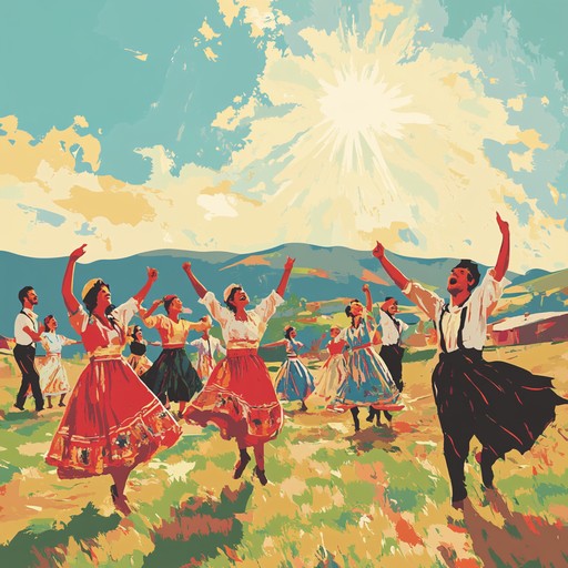 An instrumental chalga piece blending traditional bulgarian folk rhythms with modern elements, creating an uplifting and empowering melody that evokes the essence of liberation and unbridled joy