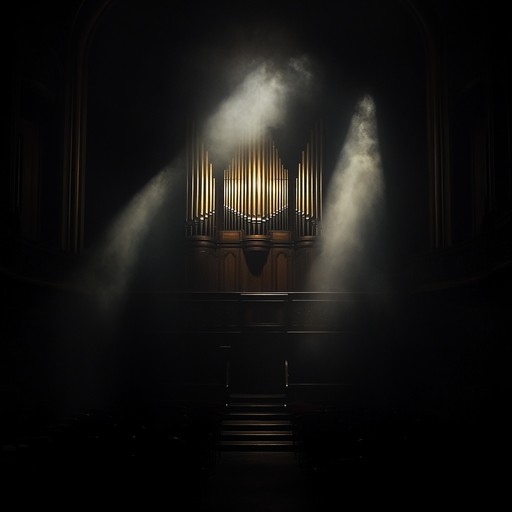 An unsettling instrumental opera featuring haunting pipe organ melodies and eerie harmonies, creating a mysterious and suspenseful atmosphere that evokes intrigue and tension