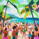 upbeat reggae tune for lively summer beach celebrations.