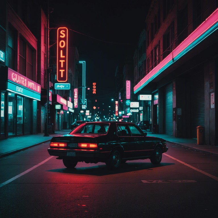 Ideal for a listener looking for a background score that encapsulates the pulsating and enigmatic aura of nightlife intertwined with soft, luxurious waves of sound driving through neon lit dreams.