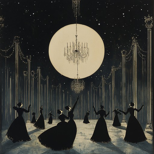 This instrumental waltz unfolds with sweeping melodies and rich harmonies, capturing the essence of an elegant yet powerful dance under the moonlit sky. Strings soar and piano keys dance, creating a tapestry of sound that evokes both romance and intrigue.