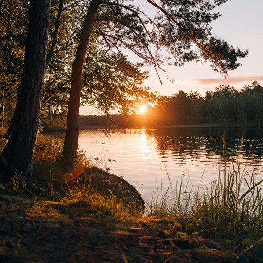 Evoking a serene finnish summer's evening, this tender suomipop instrumental features soft and introspective piano melodies, paired with gentle strings and subtle electronic textures. The music flows like a calm breeze over a quiet lakeside, creating a peaceful and nostalgic atmosphere.