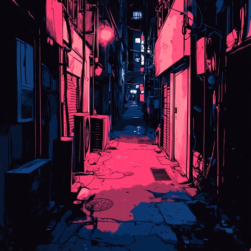 An atmospheric instrumental j pop piece combining traditional and modern sounds to evoke a sense of lurking danger in tokyo's underbelly.