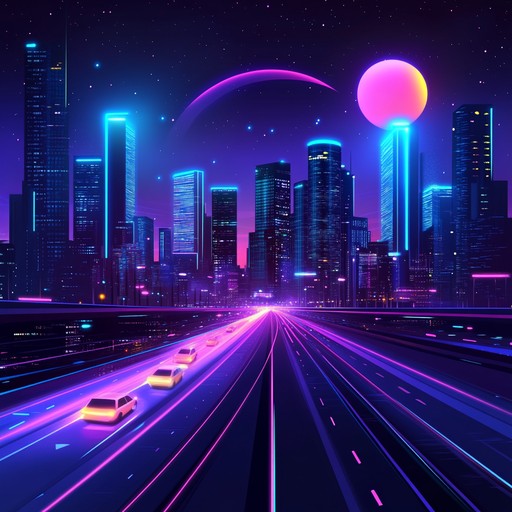 Imagine racing through a bustling neon lit city, the darkness sliced by vibrant slashes of bright, artificial lights. The score captures the exhilarating rush of a nighttime chase, with ebbs and flows that mimic dodging through narrow, shadowy alleys and sprawling urban expanses.