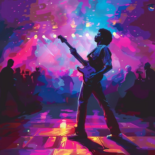 Capture the spirit of the 70s with this vibrant disco track featuring energetic electric guitar, powerful brass sections, and pulsating rhythms that create an electrifying and joyful vibe, perfect for a night of dancing and celebration