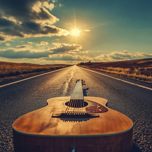 This track captures the spirit of adventure and freedom as it paints a sonic picture of an open road drive on a sunny day. Borrowing elements from americana, it intertwines uplifting melodies with rhythmic strumming to create a spirited, feel good atmosphere. Perfectly suited for lifting spirits and transporting listeners to a carefree journey