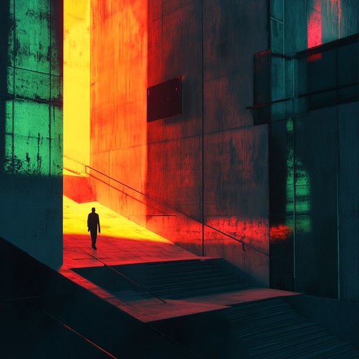 An immersive house track that uses a driving beat and atmospheric synths to create a sensation of moving through a shadowy, neon city. The track steadily builds in intensity, creating a palpable sense of suspense and anticipation.